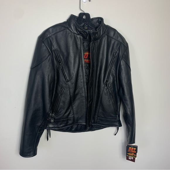 hot leathers Jackets & Coats Hot Leathers Black Vintage Leather
